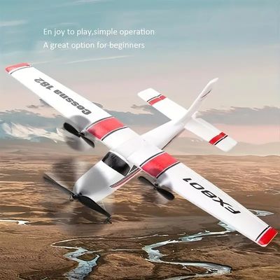 Fx-801 Rc 비행기 Epp Foam Glider 비행기 지로 2.4g 2ch Rtf 원격 제어 날개 폭 항공기 WHITE 스타일 EPP 항공기