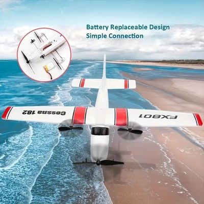 Fx-801 Rc 비행기 Epp Foam Glider 비행기 지로 2.4g 2ch Rtf 원격 제어 날개 폭 항공기 WHITE 스타일 EPP 항공기