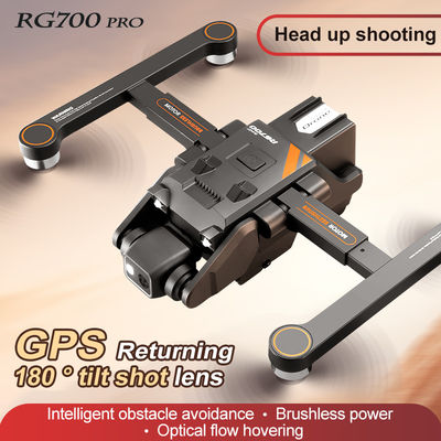 플라스틱 Rg700pro 드론 카메라 킴벌 광학 흐름 브러시리스 모터 장애물 피하는 GPS 위치 Hd 듀얼 카메라와 GPS