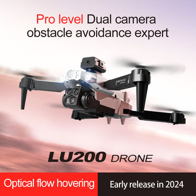 Lu200 제스처 비디오 장난감 드론 장애물 회피 360도 뒤집기 2.4g 와이파이 Fpv 셀피 드론 접는 UAV 항공 쿼드콥터