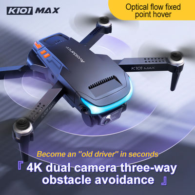 K101max 드론 4k HD 듀얼 카메라 광학 흐름 장애물 회피 드론 카메라 4k 도론 카메라 RC 드론 3D 보기 모드