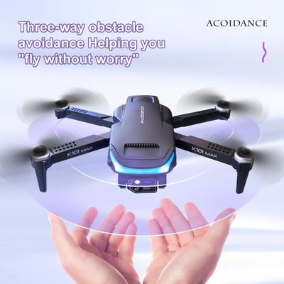 K101max 드론 4k HD 듀얼 카메라 광학 흐름 장애물 회피 드론 카메라 4k 도론 카메라 RC 드론 3D 보기 모드