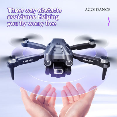 K103 프로 에어리얼 드론 8k HD 카메라 GPS 장애물 피 RC 헬리콥터 FPV 와이파이 프로 폴더블 쿼드콥터 장난감