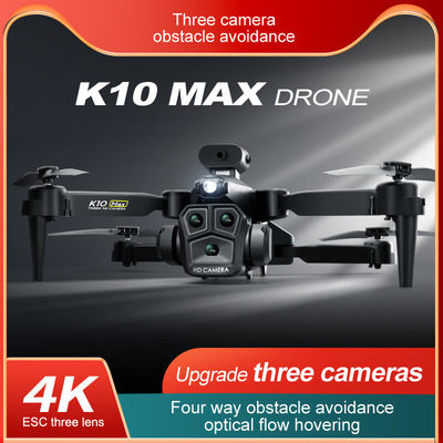 광학 흐름 드론 트리플 4k 카메라 와이파이 Fpv 카메라 안정기 초보자 장애물 피 RC 쿼드콥터 2.4G