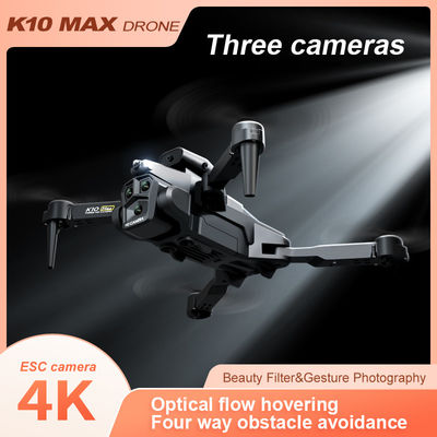 광학 흐름 드론 트리플 4k 카메라 와이파이 Fpv 카메라 안정기 초보자 장애물 피 RC 쿼드콥터 2.4G