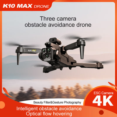 광학 흐름 드론 트리플 4k 카메라 와이파이 Fpv 카메라 안정기 초보자 장애물 피 RC 쿼드콥터 2.4G