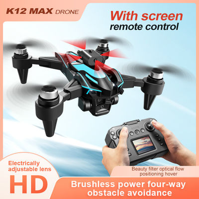 최신 3HD 카메라 K12 맥스 드론 광학 흐름 4k Fpv 적외선 장애물 피기 드론 접이식 쿼드콥터 RC 드론 장난감