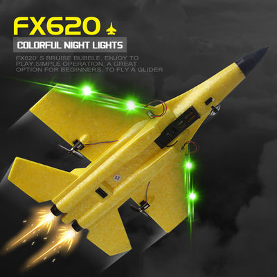 FX620 2.4GHz 2채널 폼 RC 비행기 모델 플라이더 RC 제트 비행기 충전시간 60분, 3.7V 150mAh 배터리