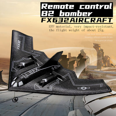 Fx632 Rc 항공기 B2 폭격기 2.4ghz 무선 제어 미니 플라이더 2ch 항공기 드론 어린이 장난감 어린이 학습을위한 선물