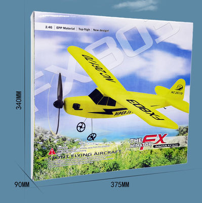 Fx803 파이퍼 컵 J-3 RC 비행기 모델 기술 2.4GHz 원격 제어 비행기 플라이더 야외 비디오 캡처 해상도