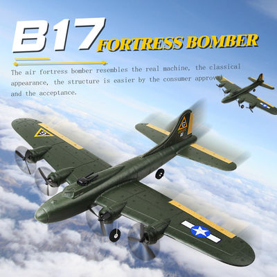 2024 Fx-817 Rc 항공기 원격 제어 B-17 플라이더 2ch 스턴트 비행 항공기 충분한 전력을 가진 항공 요새 폭격기