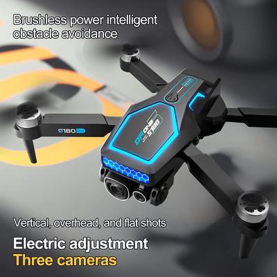 초보자용 드론 S180 드론 접기형 브러쉬리스 LED 나이트 GPS 장전력 5g HD 이미지 전송 파노라마 촬영 원격 제어 항공기
