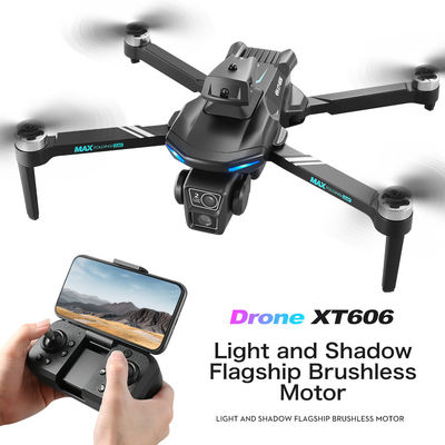 드론 타입 Xt606 항공기 2.4g 와이파이 Fpv 실시간 전송 브러쉬리스 모터 드론 4k 프로 100m 앱 제어 한 키 이륙 착륙