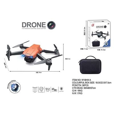 W18Hw 농업 검사용 드론 헤드리스 모드 및 360° 특수 효과 로링 사용자 지정 비행 경로 설정