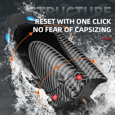 8~13세 연령 범위 Rc 원격 제어 스피드보트 고속 40 Km/h 제트 보트 LED 라이트 뒤집어 회복 2.4g 성인과 어린이
