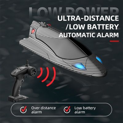 8~13세 연령 범위 Rc 원격 제어 스피드보트 고속 40 Km/h 제트 보트 LED 라이트 뒤집어 회복 2.4g 성인과 어린이