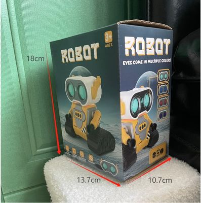 HUGTEC S023 GESTURE 제어 모드 로봇 장난감 STEM 로봇 360 회전 어린이 스마트 교육용 태블릿 교육용 ABS 플라스틱