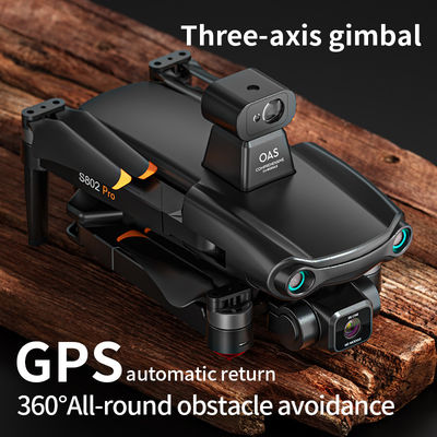 S808 드론 360 장애물 회피 브러시리스 3축 아이스 반 흔들림 Ptz 8k 초명선 사진 GPS Rc 항공기