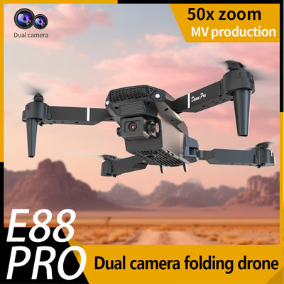 프로 포터블 드론 E88 프로 듀얼 카메라 4k 8k 와이파이 Fpv 쿼드콥터 3.7V 1800mAH 리?? 배터리 용량