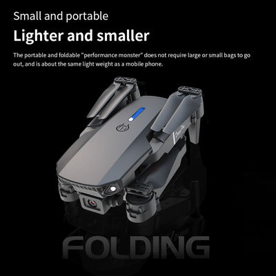 프로 포터블 드론 E88 프로 듀얼 카메라 4k 8k 와이파이 Fpv 쿼드콥터 3.7V 1800mAH 리?? 배터리 용량