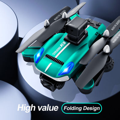 알루미늄 합금 K8 프로 드론 4K 듀얼 카메라 광학 흐름 위치 Wifi Fpv 드론 4 차원 장애물 피 헬리콥터 장난감 Vs F189