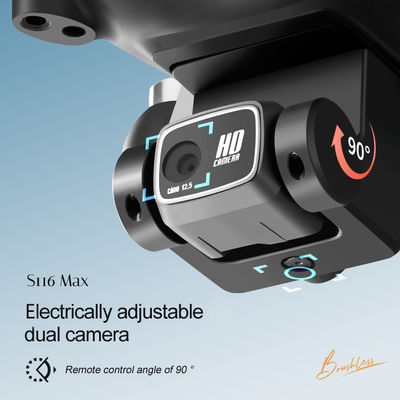 음성 제어 핫 S116 드론 4k 카메라 장애물 회피 드론 듀얼 카메라 프로페셔널 미니 드론 GPS LED 라이트 2024