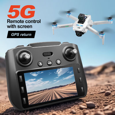 플라스틱 S159 5g 와이파이 Fpv GPS 쿼드콥터 드론 4khd 듀얼 카메라 25분 내구 장애물 피 LED 대형 화면 리모컨 Rc 드론