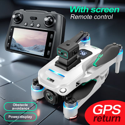 플라스틱 S159 5g 와이파이 Fpv GPS 쿼드콥터 드론 4khd 듀얼 카메라 25분 내구 장애물 피 LED 대형 화면 리모컨 Rc 드론
