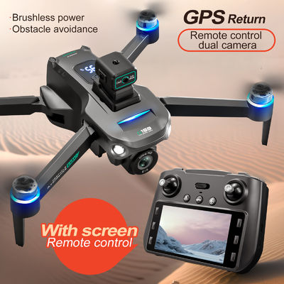 플라스틱 S159 5g 와이파이 Fpv GPS 쿼드콥터 드론 4khd 듀얼 카메라 25분 내구 장애물 피 LED 대형 화면 리모컨 Rc 드론