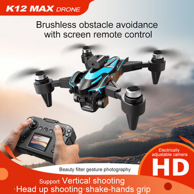 초보자용 드론 K12 브러시리스 드론 전기 3 카메라 4k 드론 적외선 장애물 회피 드론 광학 흐름 쿼드콥터 장난감 성인용