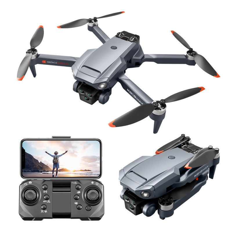 K818max 360도 플립 드론 프로페셔널 4k 장애물 회피 Fpv 와이파이 카메라 중간 운영자용 전기 122g