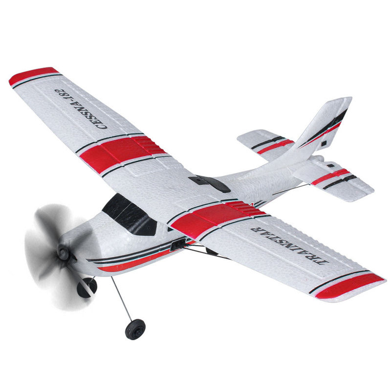 스릴을 경험 2.4g 리모컨 비행하기 쉬운 내구성있는 부드러운 Epp 폼 비행기 182 모델 Wltoys F949 Rc 비행기 장난감
