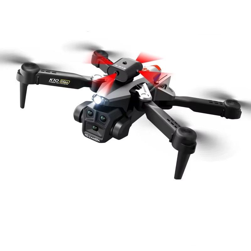 광학 흐름 드론 트리플 4k 카메라 와이파이 Fpv 카메라 안정기 초보자 장애물 피 RC 쿼드콥터 2.4G