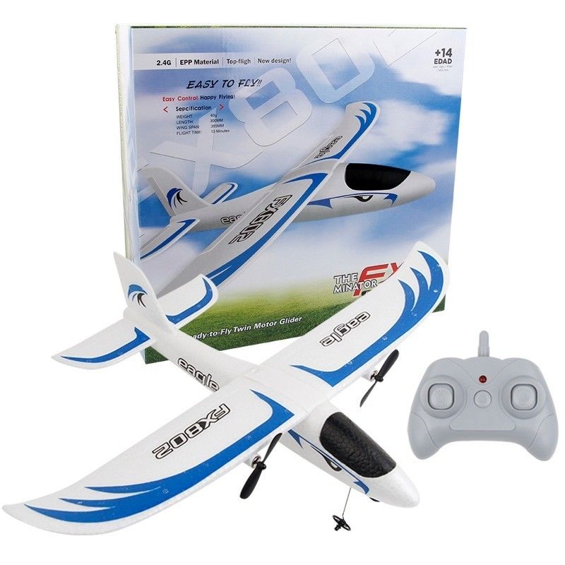 Fx802 2.4g 2ch Epp Foam Eagle Rc 비행기 Rtf 고정 날개 전기 외부 원격 제어 비행기 비행기 Rc 플라이더 비행 장난감
