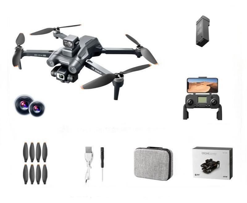I8 맥스 360 레이저 장애물 회피 자동 홈링 리모컨 블랙 브러시리스 모터 RC 드론 4K HD 카메라